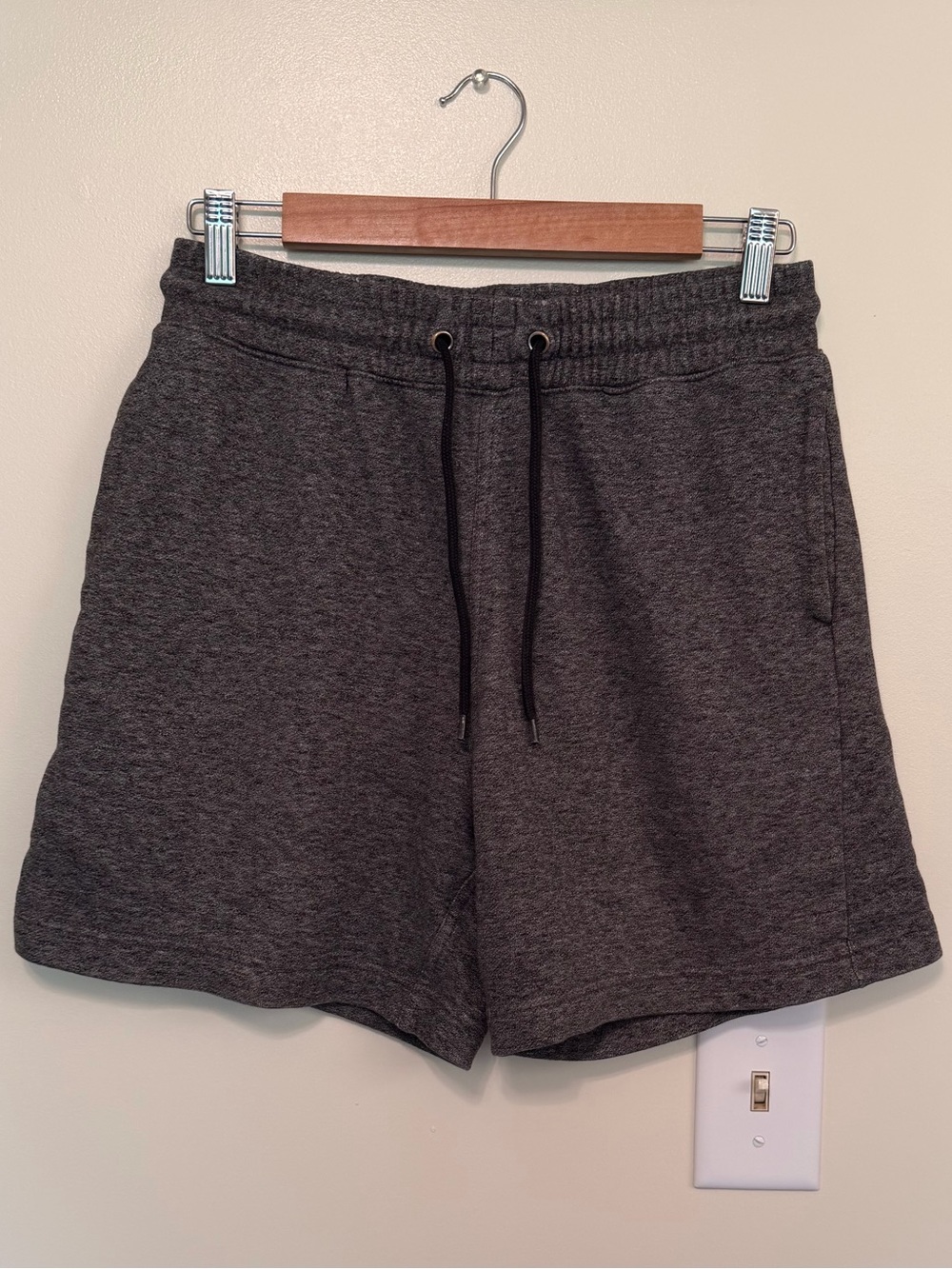 H&M Charcoal Drawstring Athletic Shorts